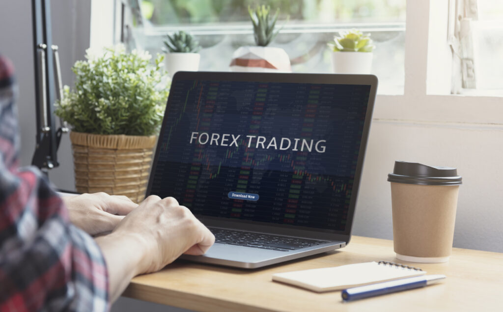 the image is a reference to revolutionizing forex trading